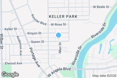 Map image of the property - 1105 Queen St