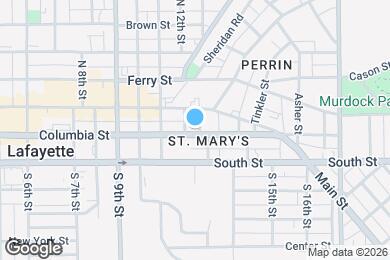 Map image of the property - 1214 Columbia St