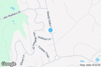 Map image of the property - 205 Shady Oaks Dr