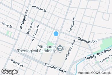 Map image of the property - 735 N Highland Ave