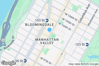 Map image of the property - 852 Amsterdam Ave