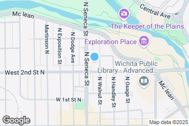 Map image of the property - 417 N Walnut St