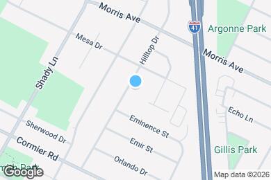 Map image of the property - 2167 Hilltop Dr