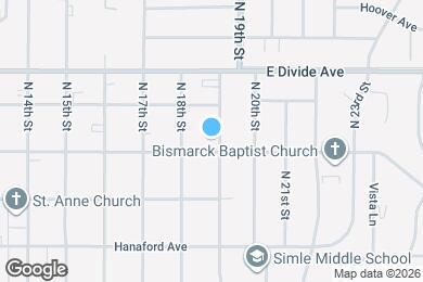 Map image of the property - 1504 N 19th st