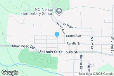 Map image of the property - 1304 Grand Ave