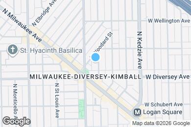 Map image of the property - 2828 N Christiana Ave