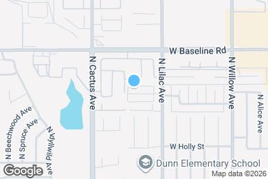 Map image of the property - 580 W Shamrock St