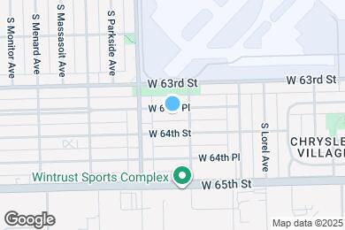 Map image of the property - 5521 W 63rd Pl