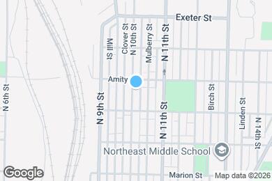 Map image of the property - 1445 N 10th St