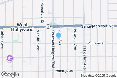 Map image of the property - 1017 N Laurel Ave