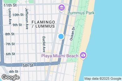 Map image of the property - 720 Collins Ave