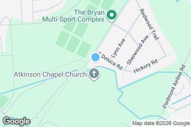Map image of the property - 606 S Oak Forest Rd