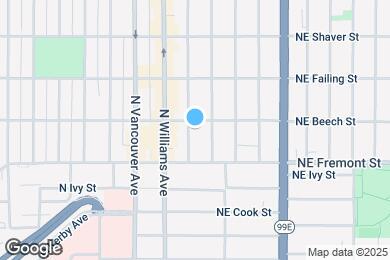 Map image of the property - 3622-3624 NE Cleveland Ave