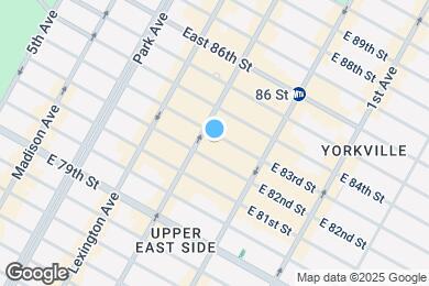 Map image of the property - 206 E 83rd St