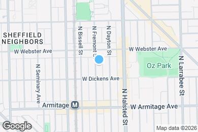 Map image of the property - 2127 N Fremont St