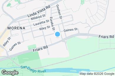 Map image of the property - 5790 Friars Rd