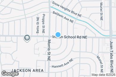 Map image of the property - 11104 Indian School Rd NE