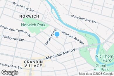 Map image of the property - 1831 Oxford Ave SW