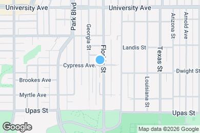 Map image of the property - 1931 Cypress Ave