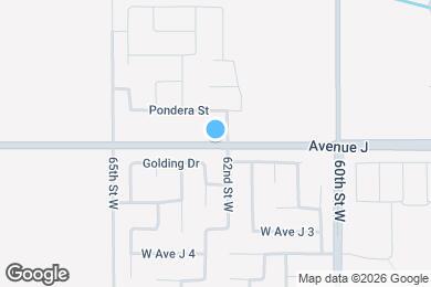 Map image of the property - 6223 W Ave J 10