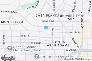 Map image of the property - 3426 W 4th St