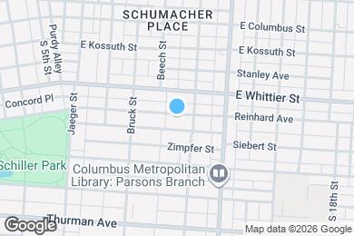 Map image of the property - 425 Reinhard Ave