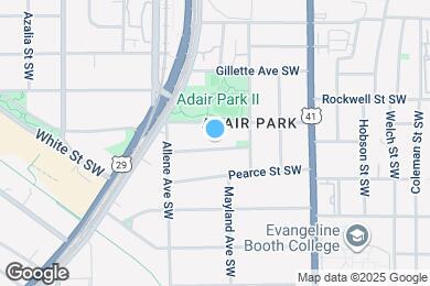 Map image of the property - 733 Bonnie Brae Ave SW