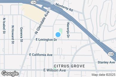 Map image of the property - 1111 E Lexington Dr