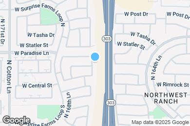 Map image of the property - 16115 N 168th Ave