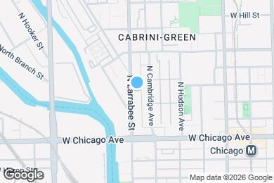 Map image of the property - 873 N Larrabee St