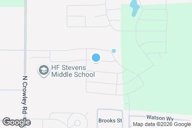 Map image of the property - 1312 Hunters Rdg Dr