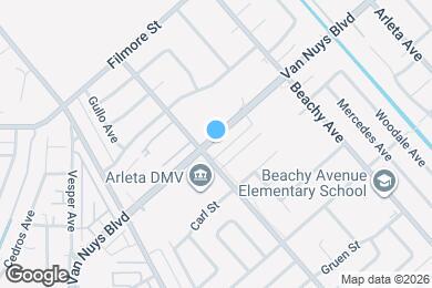 Map image of the property - 14302 Van Nuys Blvd