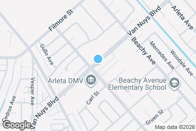 Map image of the property - 14302 Van Nuys Blvd