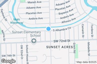 Map image of the property - 1100 S Alhambra Cir