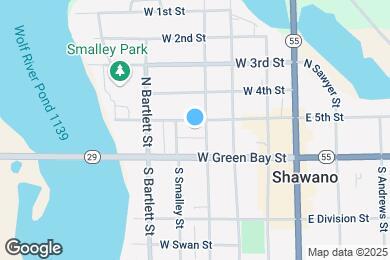 Map image of the property - 406 W 5th St