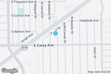 Map image of the property - 2425 Daley St
