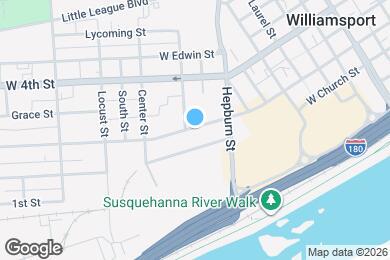 Map image of the property - 343 W 3rd St