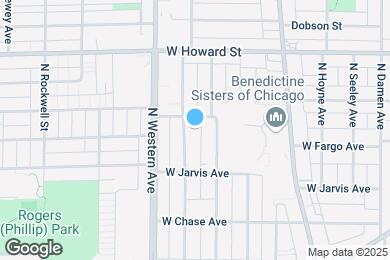 Map image of the property - 7445 N Claremont Ave
