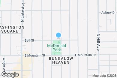 Map image of the property - 1127 Bell St