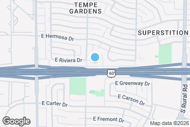 Map image of the property - 313 E Riviera Dr