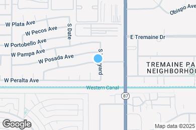 Map image of the property - 505 W Pantera Ave