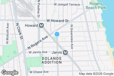Map image of the property - 7460 N Ashland Blvd