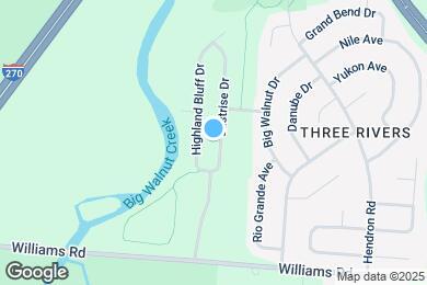 Map image of the property - 3939 Eastrise Dr