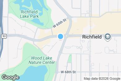 Map image of the property - 6600 Lyndale Ave S