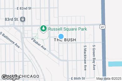 Map image of the property - 8353 S Brandon Ave