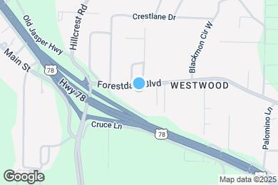 Map image of the property - 3004 Forestdale Blvd
