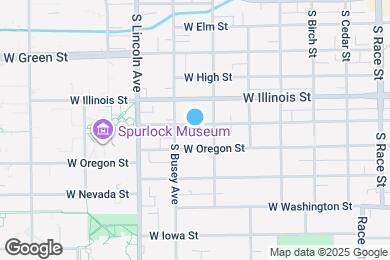 Map image of the property - 707 W California Ave