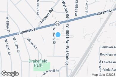Map image of the property - 3809 W 152nd St