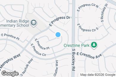 Map image of the property - 16770 E Prentice Ave