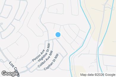 Map image of the property - 1295 Carrizo St NW